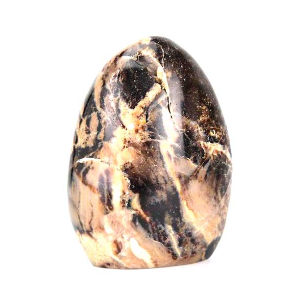 ブラックオパール　フリーフォーム　置物　マダガスカル産　コモンオパール　マーブル模様　天然石　パワーストーン