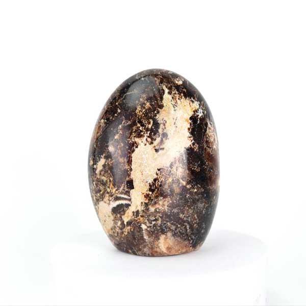 ブラックオパール　フリーフォーム　置物　マダガスカル産　コモンオパール　マーブル模様　天然石　パワーストーン