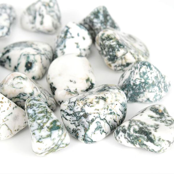 ツリーアゲート　インド産　瑪瑙　めのう　タンブル　磨き石