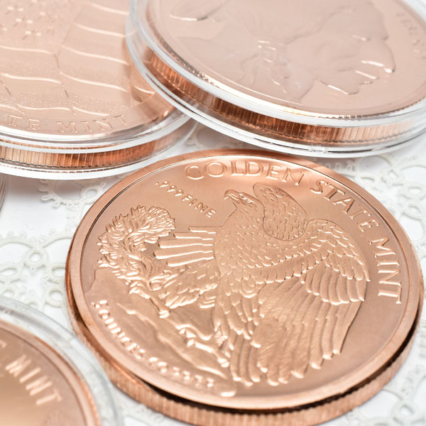 純銅　インゴット　メダル　コイン　カッパー　コッパー　バイソン　インディアン　アメリカンイーグル　星条旗　リンカーン