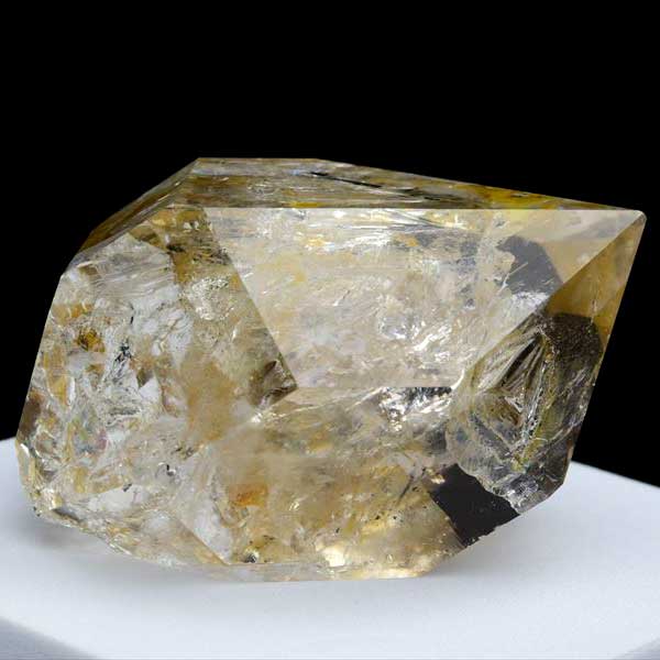ハーキマーダイヤモンド　ハーキマーダイアモンド　ハーキマー水晶　天然水晶　原石　レインボー　虹入り　パワーストーン