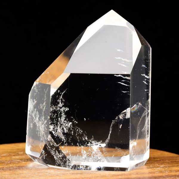 水晶ポイント　六角柱　ブラジル　ポンペウ産　天然水晶　原石　置物　インテリア　浄化　天然石　パワーストーン