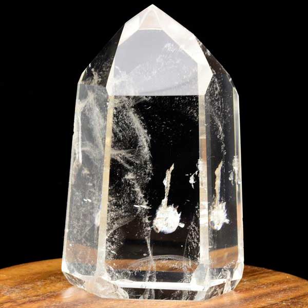 水晶ポイント　六角柱　ブラジル　ポンペウ産　天然水晶　原石　置物　インテリア　浄化　天然石　パワーストーン