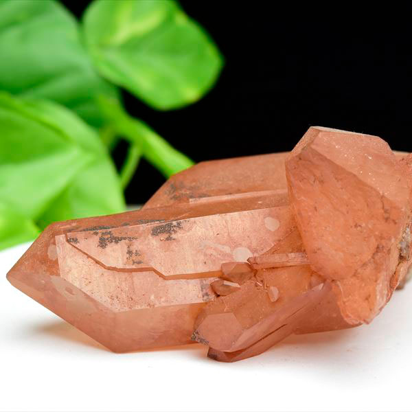 タンジェリンクォーツ　タンジェリン水晶　みかん水晶　蜜柑水晶　水晶クラスター　原石　コリント産　浄化　天然石　パワーストーン