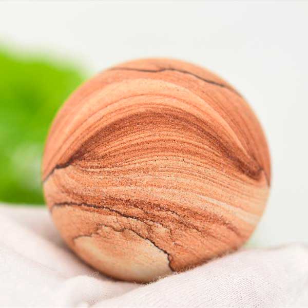 サンドストーン　ナバホストーン　丸玉　スフィア　置物　アリゾナ　アンテロープキャニオン　天然石　パワーストーン