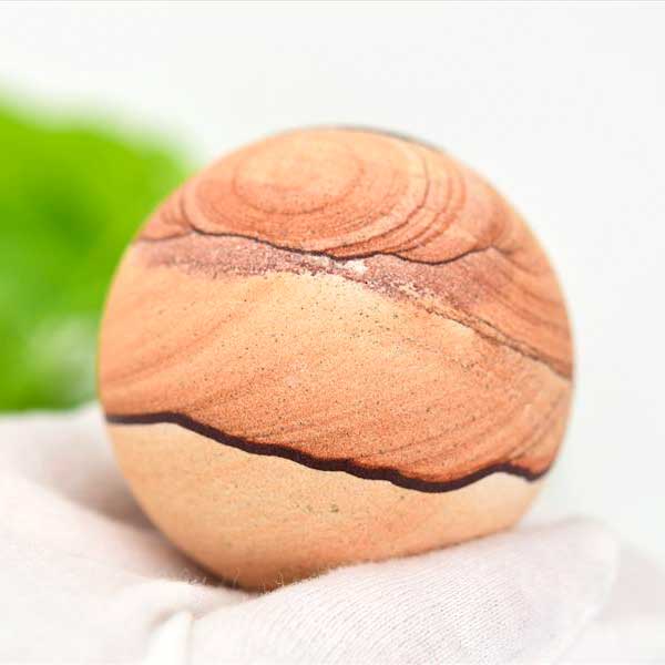 サンドストーン　ナバホストーン　丸玉　スフィア　置物　アリゾナ　アンテロープキャニオン　天然石　パワーストーン