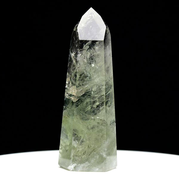 プラシオライト グリーンアメジスト プラジオライト ポイント 六角柱 置物 インテリア 天然石 パワーストーン