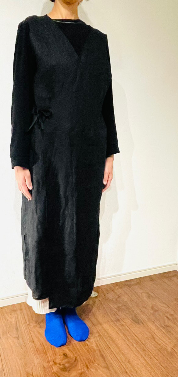 fille.　カシュクールエプロン