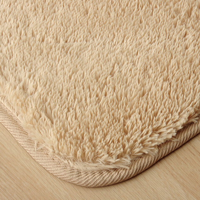 ラビットラグマットサークル185cm　ベージュ