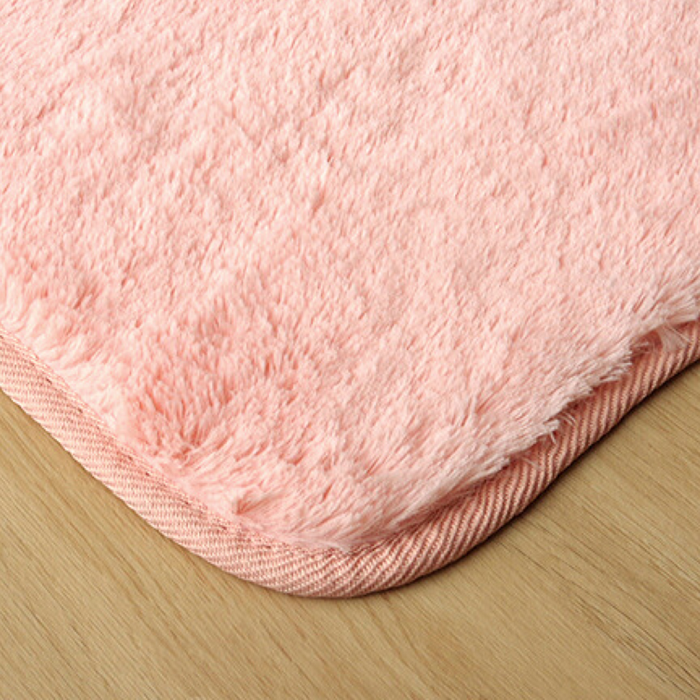 ラビットラグマットサークル185cm　ピンク