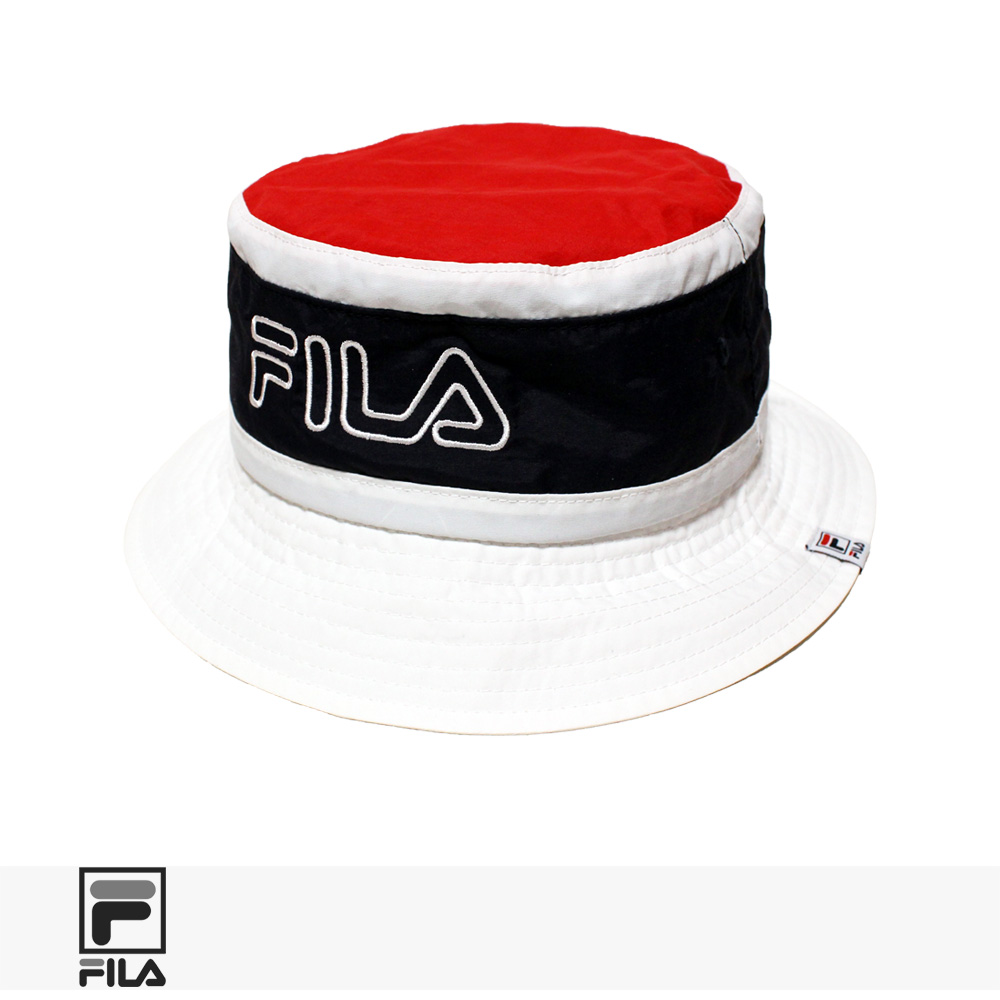 FILA HERITAGE LOGO BUCKET HAT / フィラヘリテージ ハット