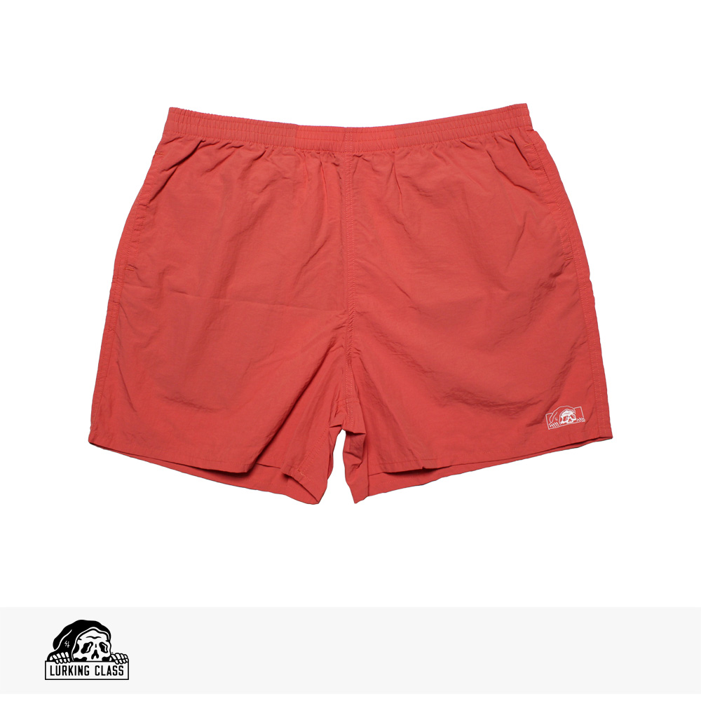 LURKING CLASS NYLON SHORTS | CORAL / ラーキングクラス ショーツ