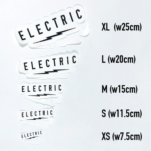 UNDERVOLT CLEAR STICKER ELECTRIC エレクトリック