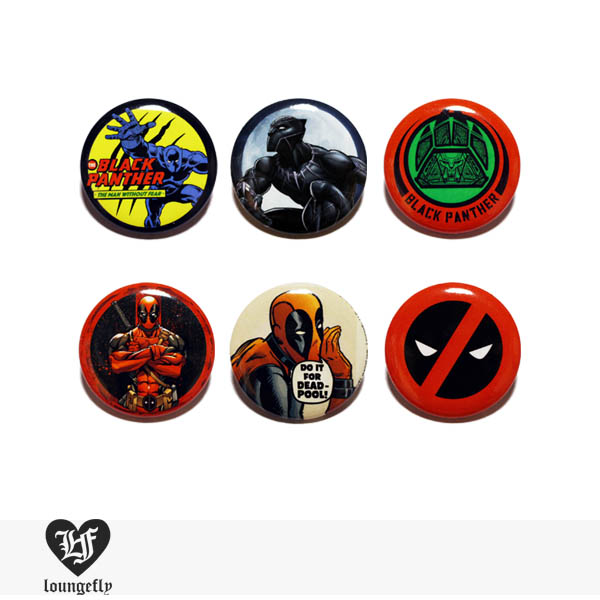 LOUNGEFLY × MARVEL PIN Series4 【B】 / ラウンジフライ 缶バッジ