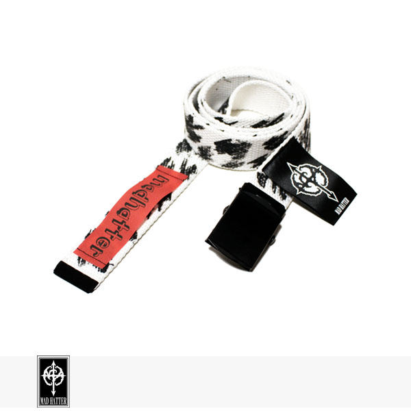 MAD HATTER TAPE BELT | WHITE / マッドハッター ベルト