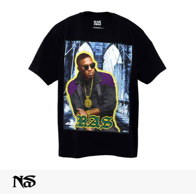 NAS OFFICIAL MERCHANDISE QB TEE / ナズ Tシャツ