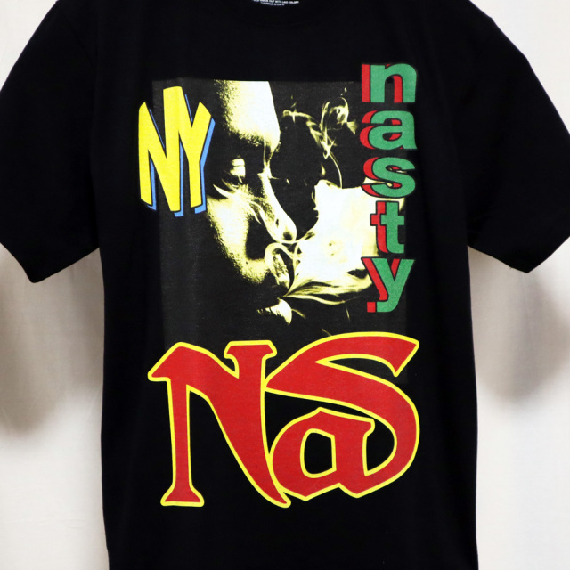 NAS OFFICIAL MERCHANDISE NASTY NAS TEE / ナズ Tシャツ