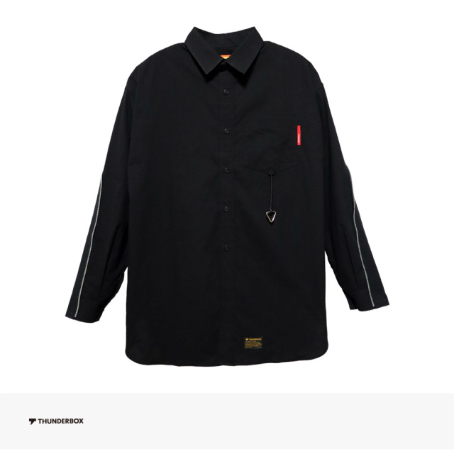 THUNDERBOX CHAINSAW SHIRT | BLACK / サンダーボックス シャツ