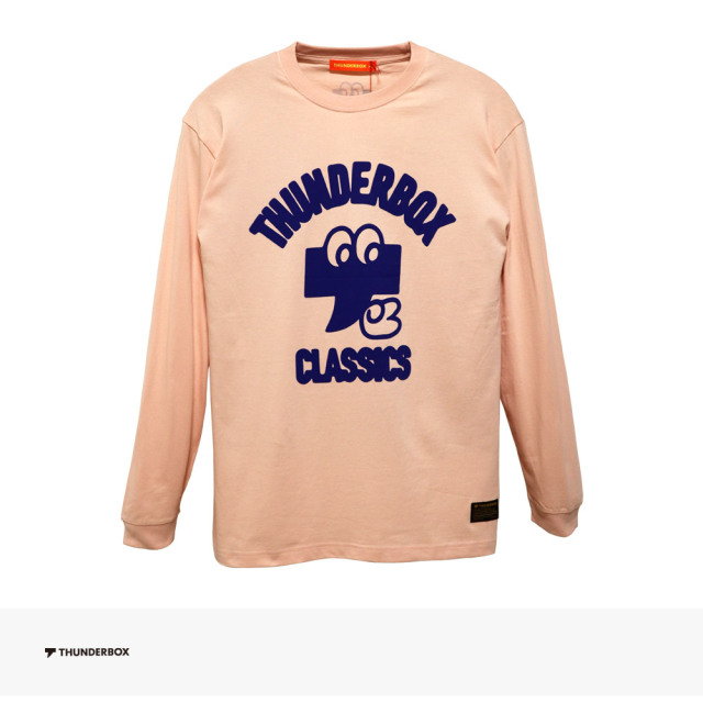 THUNDERBOX TNDBkn L/S TEE | OFF PINK / サンダーボックス Tシャツ