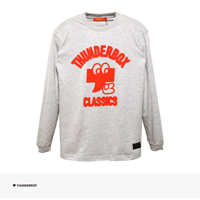 THUNDERBOX TNDBkn L/S TEE | ASH GRAY / サンダーボックス Tシャツ