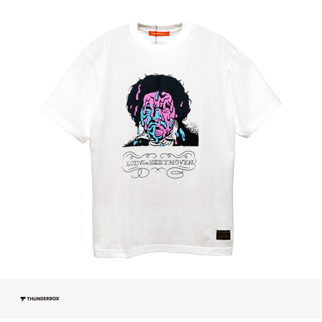 THUNDERBOX DRIPPING BEETHOVEN TEE | WHITE / サンダーボックス Tシャツ