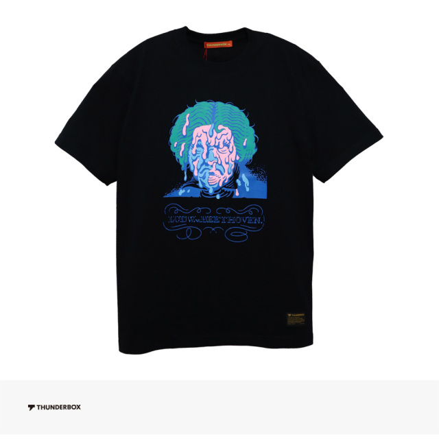 THUNDERBOX DRIPPING BEETHOVEN TEE | BLACK / サンダーボックス Tシャツ