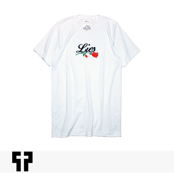 PETALS AND PEACOCKS LIES TEE / ペタルズアンドピーコックス Tシャツ