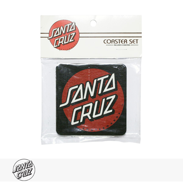 SANTA CRUZ DOT COASTER 4 PACK / サンタクルーズ コースター