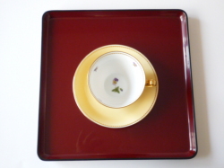 うるみ（赤）漆　お盆