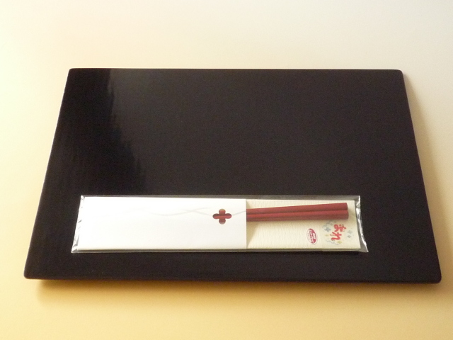 輪島漆塗 圭太がまれにプレゼントしたお箸 「塗師屋のお箸（赤