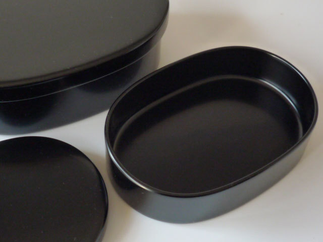 ◇最新入荷◇輪島漆塗り お弁当箱 二段入れ子 黒色