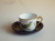 丸型　茶托　黒