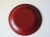 輪島塗　リム付き丸皿　7寸　本朱