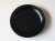 輪島塗　リム付き丸皿　6寸　黒