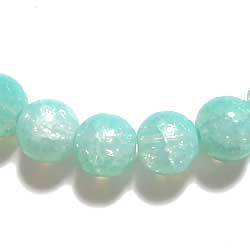 クラックルビーズ　１０ｍｍ　ラムネ　１０個セット