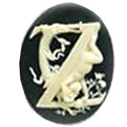 イニシャルカメオ　Ｚ