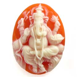 アクリルカメオ　ガネーシャ