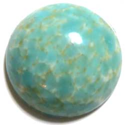 ２０ｍｍ　グラスカボション　白緑