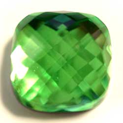 １６ｍｍ　アクリルカボ　カット　グリーン