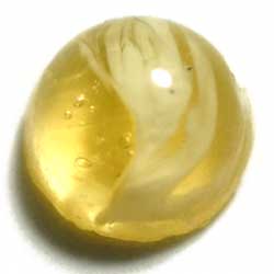 ４ｍｍ　グラスカボ　トパーズ縞