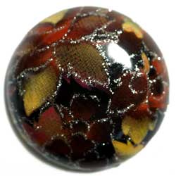 ３０ｍｍ　アクリルカボ　落ち葉模様