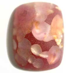 １６×１２　グラスストーン　ピンクモザイク