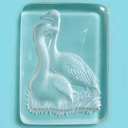 ３４×２５　グラスインタリオ　スワン