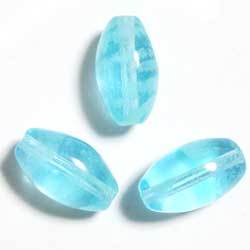 蓄光　グラスビーズ　１２．５×７　水色　５個セット