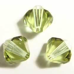 グラスビーズ　ソロバン型８ｍｍ　カラーチェンジ