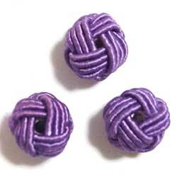 ９ｍｍ　レーヨン巻きビーズ　紫