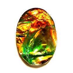 １４×１０　レジンカボ　ブラックオパール