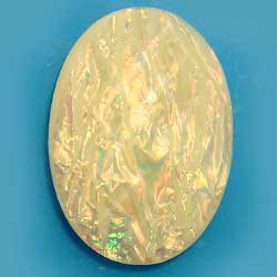 ２５×１８　レジンカボ　ホワイトオパール