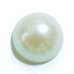 １０ｍｍ　アクリルカボ　パール　オフホワイト