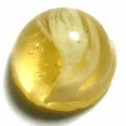 ４ｍｍ　グラスカボ　トパーズ縞